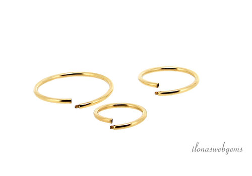 14K/20 Gold filled Lock ring / lock approx. 10x1mm