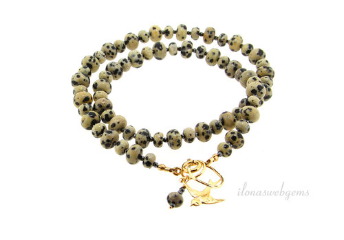 Inspiration: Dalmatian Jasper with swallow