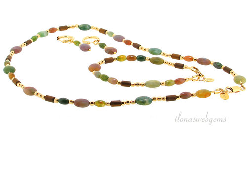 Collier met Indian Agaat