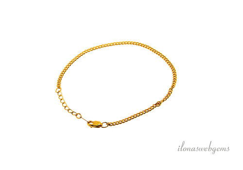 14K/20 Goldfilled  armband met verlengketting  ca. 16.5cm