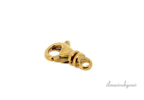 14 Karat Gold Karabinerverschluss ca. 10,5x4,5mm