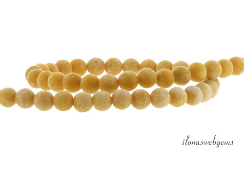 Jadeperlen rund matt ca. 6mm