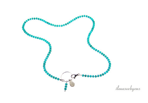 Inspiratie: Collier Jade Heishi met Apatiet met Regenboogmaansteen hanger