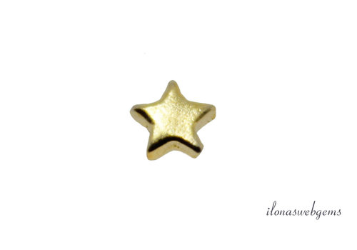 Vermeil bead star approx. 4mm