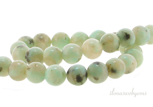 Sesame Jasper beads around 8mm