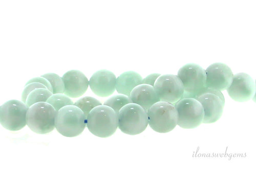Green Angelite beads around 6mm