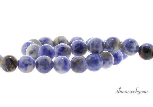 Blue spot Jasper beads around 11mm