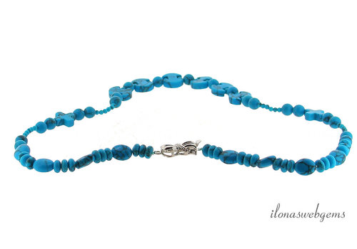 Collier Howliet turquoise op-en-aflopend