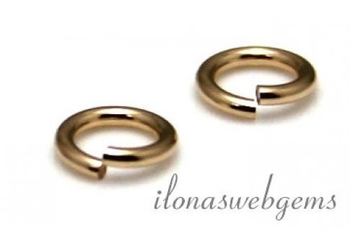 14k/20 Goldfilled, offenes Auge, ca. 8mm