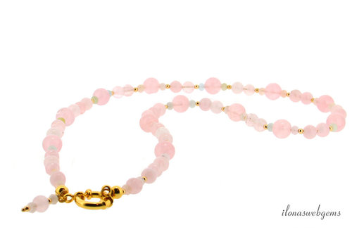 Inspiration: Necklace with Madagascar Rose Quartz