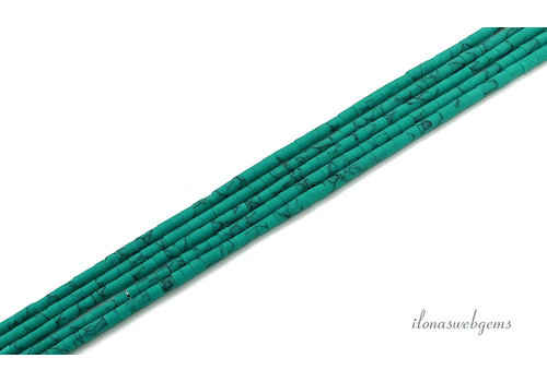 Tibetaanse Howliet blauw mini's 'Malachite' ca. 2mm
