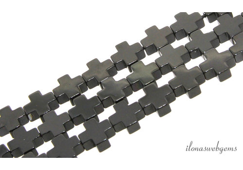 Hematite beads plus about 10x10x4mm