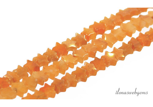 Topaas kralen ster ca. 6mm