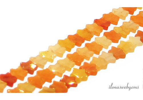 Jadeperlen Stern ca. 8mm