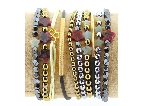 Inspiration: Hämatit-Armbänder Edelsteinsterne