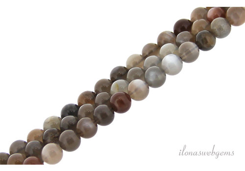 Gray Moonstone mix beads around 8mm AA quality