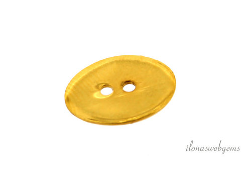 Vermeil button approx. 13x11mm