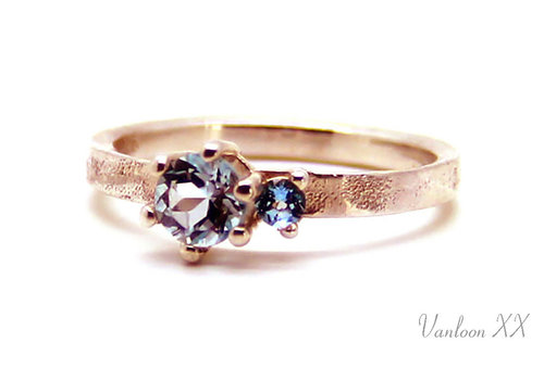 Wedding ring 14 kt rose gold