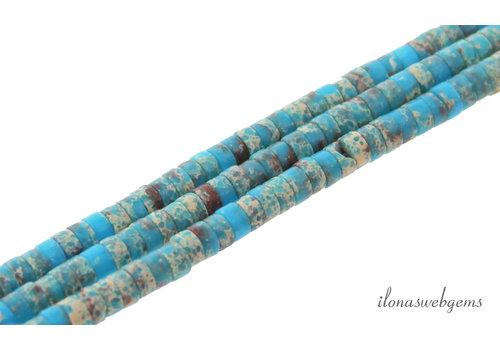 Howlite beads Heishi approx. 4x2mm