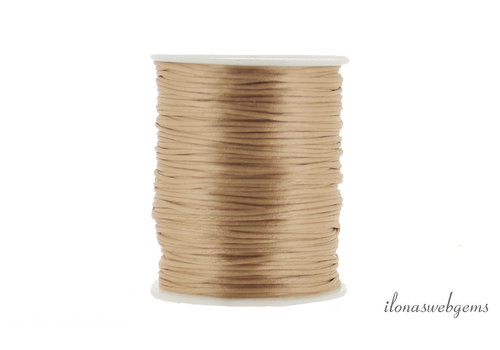 1 meter satin cord champagne approx. 1.5mm