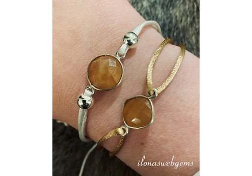 Inspiratie: Armband satijn koord met Connector