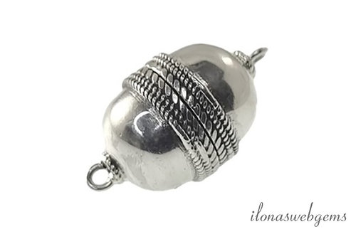 Sterling silver magnetic lock approx. 22x12mm