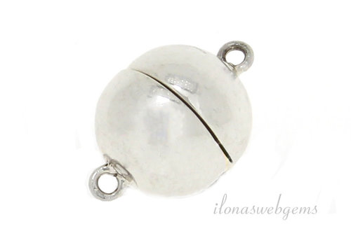 Sterling zilveren magneetslot ca. 14mm
