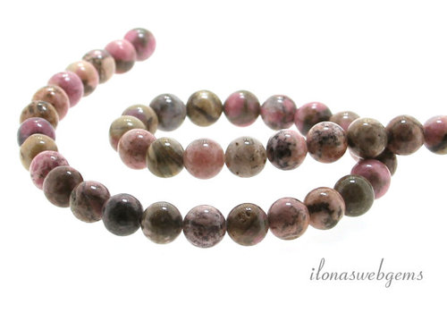 Rhodonite beads around 4.5mm