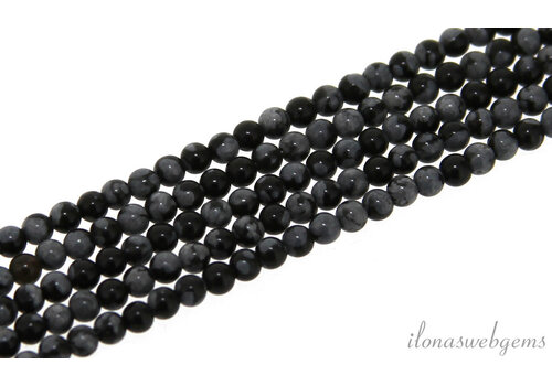 Snowflake Obsidian ca. 4mm