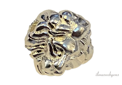 Sterling zilveren leeuwenkop ca. 10mm