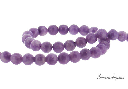 Lepidolite beads around 6mm