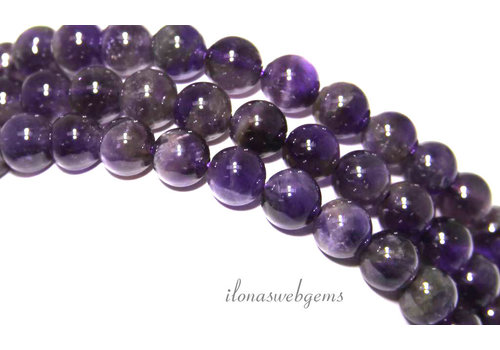 Amethyst beads around 8mm