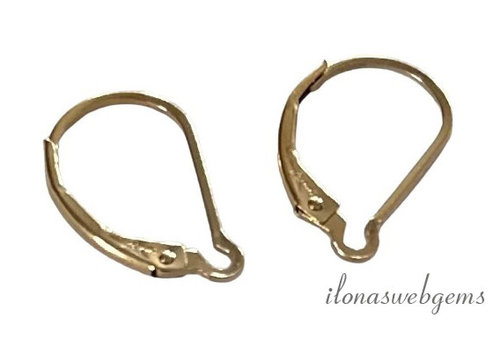 1 pair of 14k/20 Gold filled interchangeable earring hooks