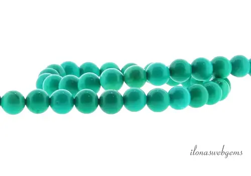 Howlite turquoise beads around 3mm
