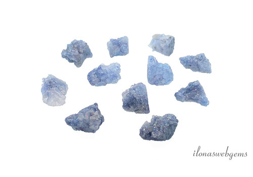 1 stuk Druzy Agaat hangertje violet (groot) ca. 15-20mm