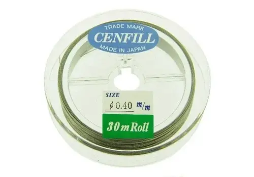 1 Meter Cenfill-Edelstahl-beschichteter Faden 0,40 mm (7 Fäden)