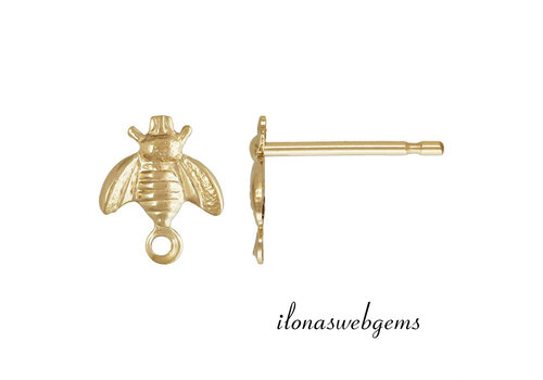 1 pair of 14/20 Gold filled stud earrings