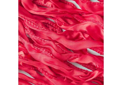 Seidenband ca. 100x 3cm - Kirschrot