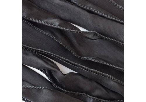 Silk ribbon approx. 100x 3cm - Black