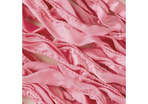 Silk ribbon approx. 100x 3cm - Light Pink