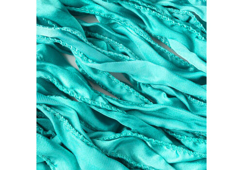 Seidenband ca. 100x 3cm - Türkis