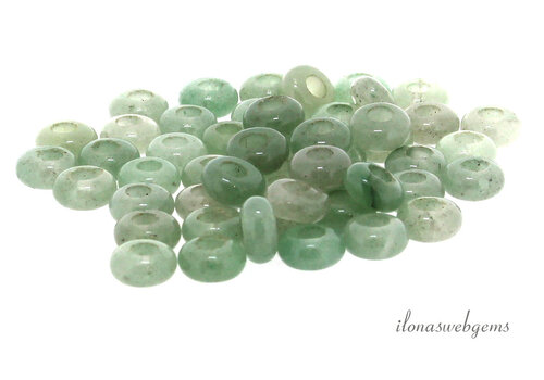 Grüner Aventurien Donut ca. 10x5mm