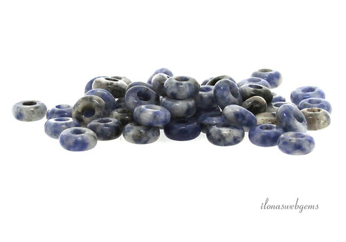 Blue spot Jasper donut approx. 10x5mm