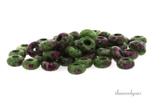 Ruby Zoisite donut approx. 10x5mm