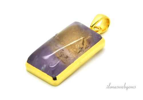 Anhänger aus Vermeil (1 Mikron), ca. 32 x 18 mm