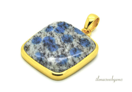 Vermeil (1 micron) hanger K2 ca. 32x30mm