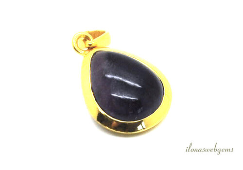 Anhänger aus Vermeil (1 Mikron), ca. 20 x 16 mm