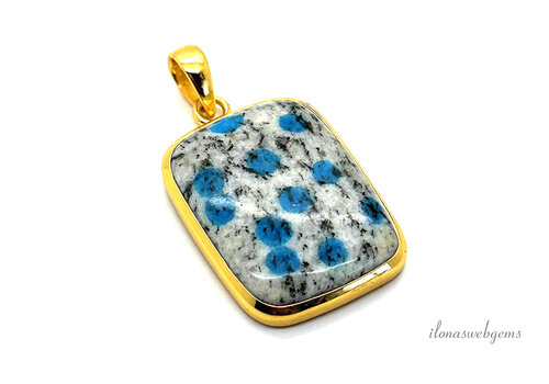 14ct vermeil (1 micron) pendant K2 approx. 34x25mm