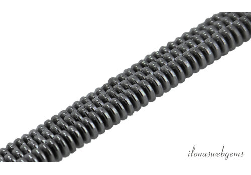 Hämatit-Perlenscheibe ca. 4x1,5mm