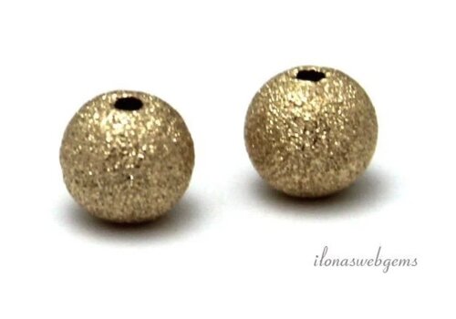 Gold filled bead stardust approx. 6mm